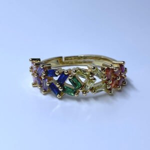 Anillo Espigas de Colores